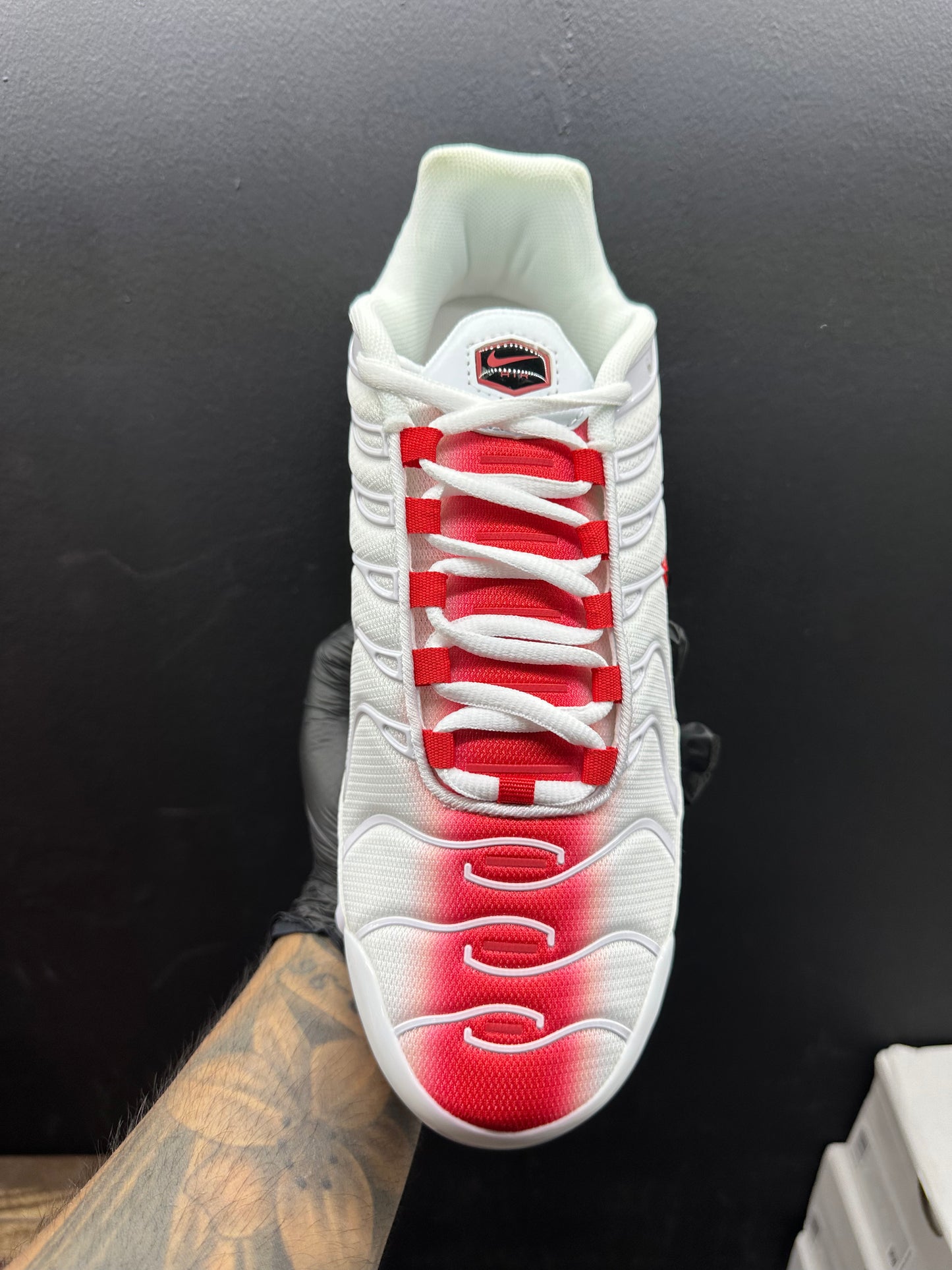 Air max tn white-red