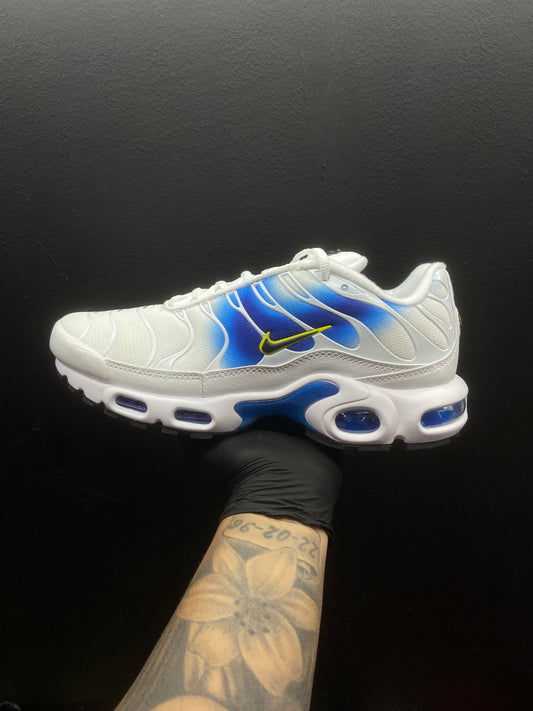Air max Tn white blue