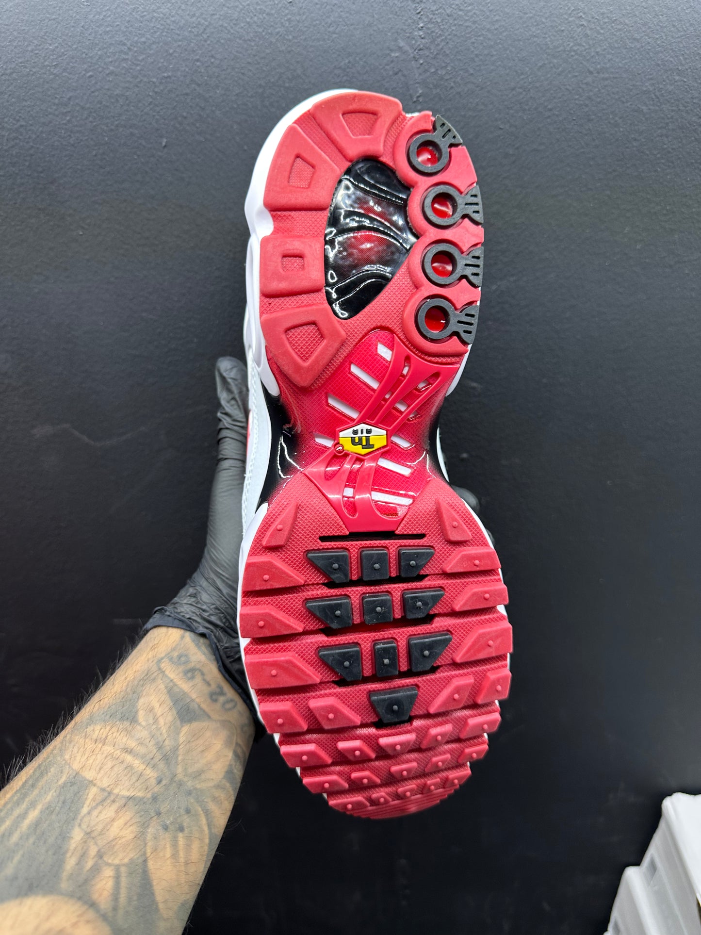 Air max tn white-red